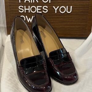 Michael Kors Women's Burgundy Patent Loafers